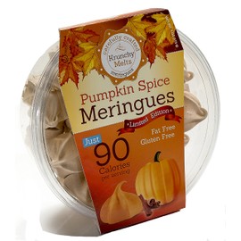 Original Meringue Cookies (Pumpkin Spice) â¢ 90 calories per serving, Gluten Free, Fat Free, Nut Free, Low Calorie Snack, Kosher, Parve â¢ by Krunchy Melts
