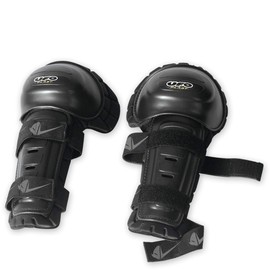 UFO Plast Made in Italy GI02040 Knee-Shin Guards/One-Size fits All/with Two Adjustable Straps/Light and Compact Made from high Resistance Material/Best for Freeride, Freestyle