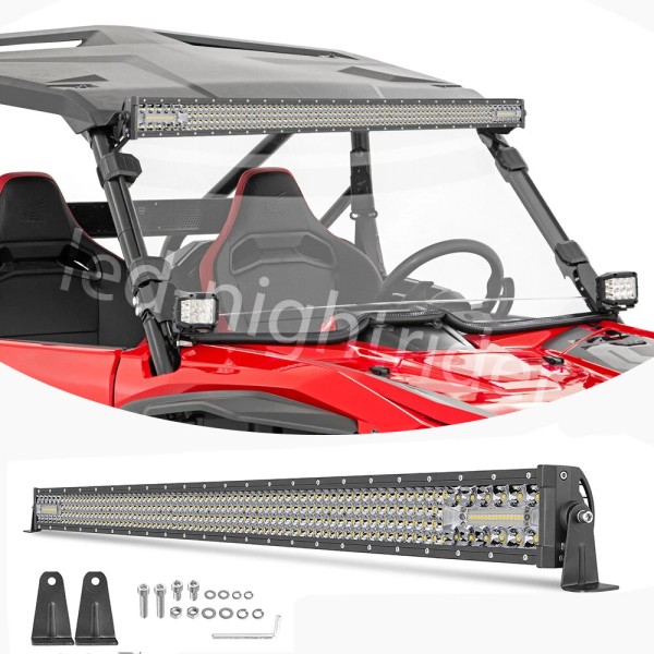 Unbranded 40" 4-Row LED Work Light Bar Spot Flood 6000K