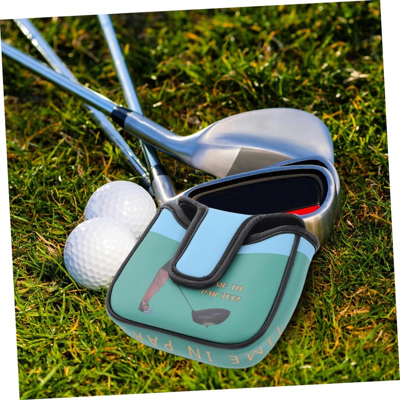 Gatuida Golf Putter Cover Square PU Leather Headgear for Mallet