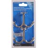 Hillman Hardware Essentials 852304 Under Shelf Coat Hook Nickel -2