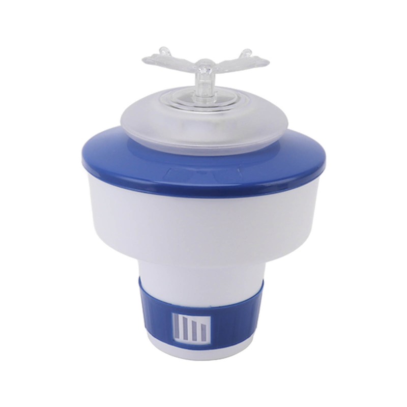 Floating Mini Chemical Dispenser Adjustable Plastic 600 Mah Floating Chlorine