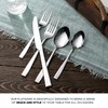 Godinger Silverware Set, Flatware Sets, Mirrored Stainless Steel Cutlery Set,