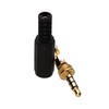 3.5 mm 4-Pin Jack Plug Soldering Connection for Audio or