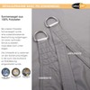 CelinaSun Shade Sail with Attachment Ropes Basic HDPE or PES