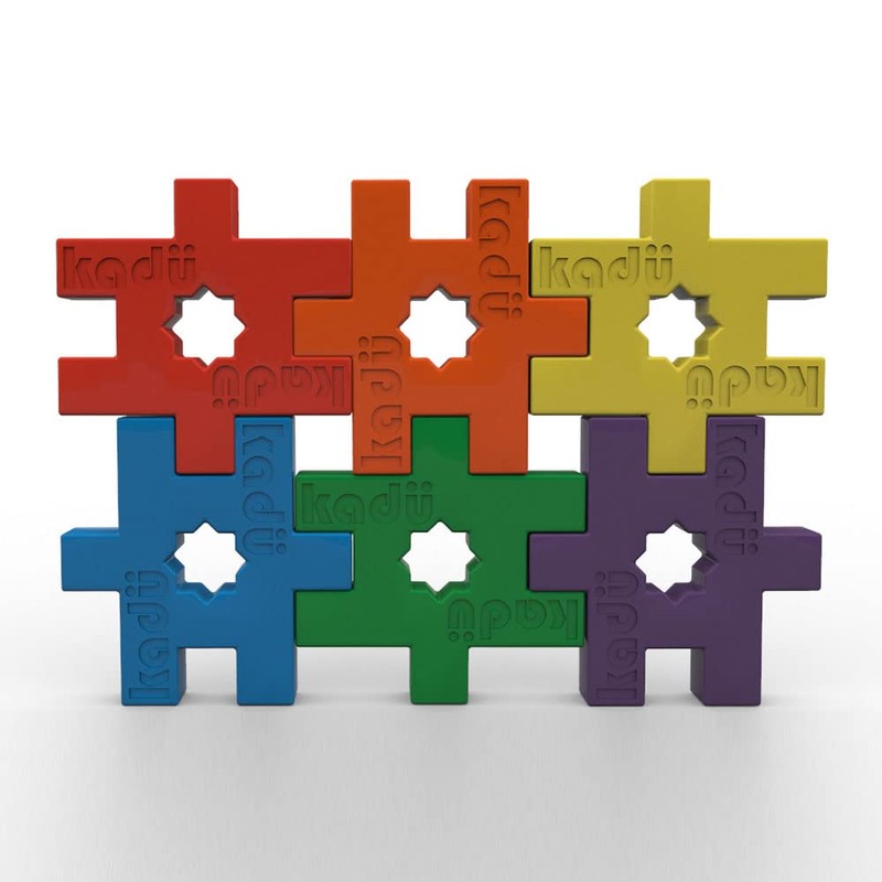 Incredibly Interconnectable Toys KADU Rainbow 80 Piece Set - STEM/STEAM