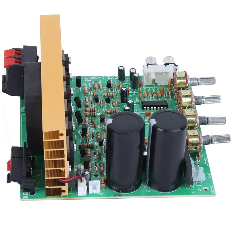 Walfront AC Dual 18-26V 2.1 Channel Subwoofer 300W Power Amplifier