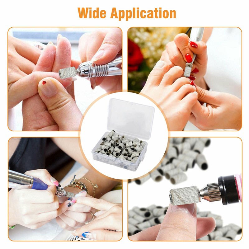 Sofibands Zebra Sanding Bands Nail Drill Bits File Manicure -