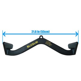 LAT Pull Down Bar for Cable Machine, LAT Pulldown Attachments T Bar V Bar Cable Attachment, Back Tricep Bar Strength Training Handle - Specification: Style 4