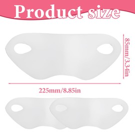IKOPFLN 3 Stück Facelift Gesichtsmaske,Maske zur Entfernung des Doppelkinns, Hyaluron Face Mask Face Tape Vegan Masken Beauty Jawline
