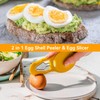 Aymorder 2 in 1 Egg Shell Peeler & Slicer, Multipurpose