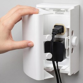 Protector de Enchufe Eléctrico para Bebés - Doble Cerradura para Más Seguridad para los Pequeños - Simple Operación - Fácil Instalación con Material Incluido