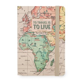 Legami - Medium Weekly Diary with Notebook, 12 Months, January 2024 December 2024, Week Detail on Left Page, Writing Space on Right Page, 12 x 18 cm, Travel Theme