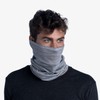 Buff Multi-Functional Wool Scarf - Solid light grey