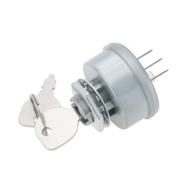 EMSea 1x Mowers Ignition Switch with Keys Replacement Parts Compatible with Countax 44812900 Compatible with Westwood 2703 Compatible with Husqvarna 539101770 Compatible with MTD