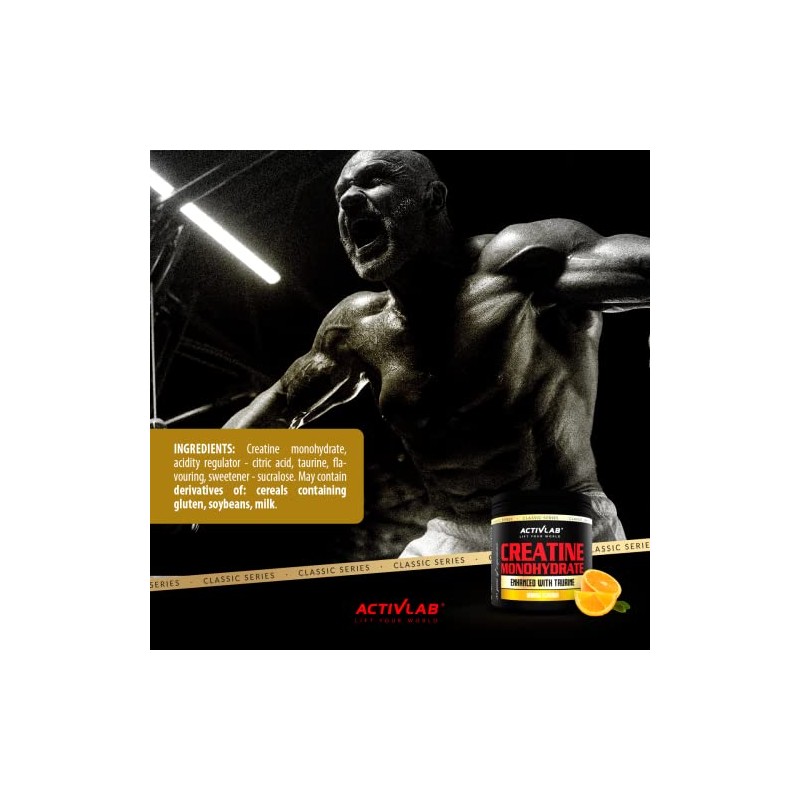 Activlab Creatine Monohydrate - Jar 300g - 50 Servings -