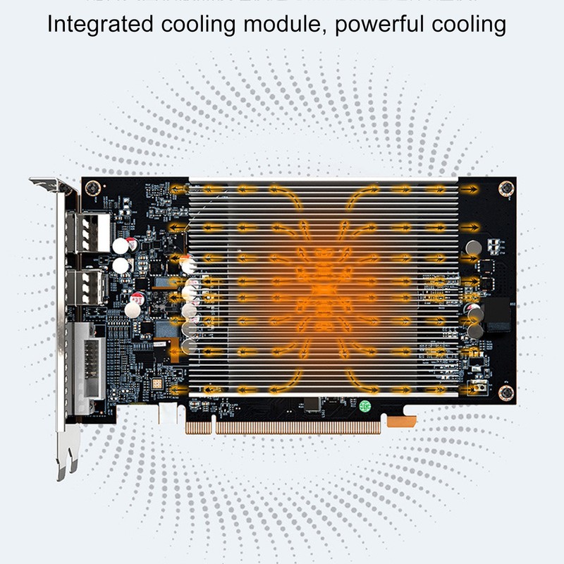 RX550 4G Graphics Card Single Fan 128bit GDDR5 1071MHz Core