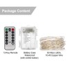 buways Fairy Lights 2-Pack Battery Operated Cool White 50 LED