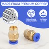 Pack of 30 PC4-M10 Plugs, PC4-M10 Connector, Straight PC4-M10 Pneumatic