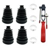 Carmoeignin Small Shaft Universal CV Boot Kit,Upgrade Thick Silicone Constant