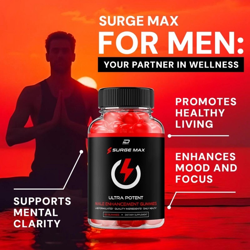 Surge Max (2 Pack) Surge Max Gummies for Men –