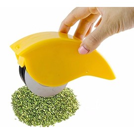 Vegetable/Meat/Herbs/Potato Roller Mincer Cutter Slicer Chopper - 5 Wheel Blades