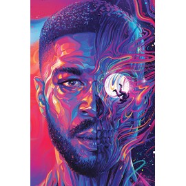 CINEMAFLIX Kid Cudi, Man on The Moon III: The Chosen - Hip Hop/Rap Album Cover Poster 24x36 inches