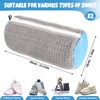 WUFANC Shoe Wash Bag, gray, Shoe wash bag