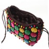 Healeved Boho Ethnic Messenger Bag Lightweight Coconut Shell Crossbody Purse