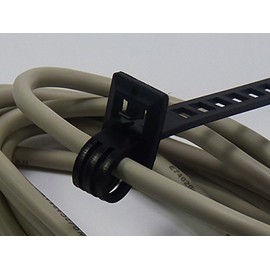 Techno Veins, Cable Ties, TSTA205PK-B0-20, 8 inches (20.5 cm), Pack of 20, Black