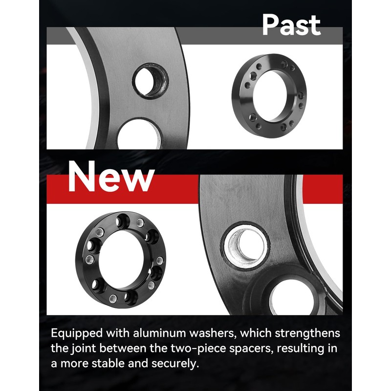 YIZBAP 2PCS 6x5.5 to 5x5.5 LugCentric Wheel Adapters for GMC