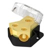 Joinfworld 12V Power Distribution Block Car Audio 2 Way Ground