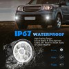 SHENKENUO Pair Fog Lights Fit For 2007-2014 Chevy Tahoe Avalanche