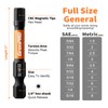 GrenPRO Hex Bit Set,Impact Hex Head Allen Wrench Drill Bit