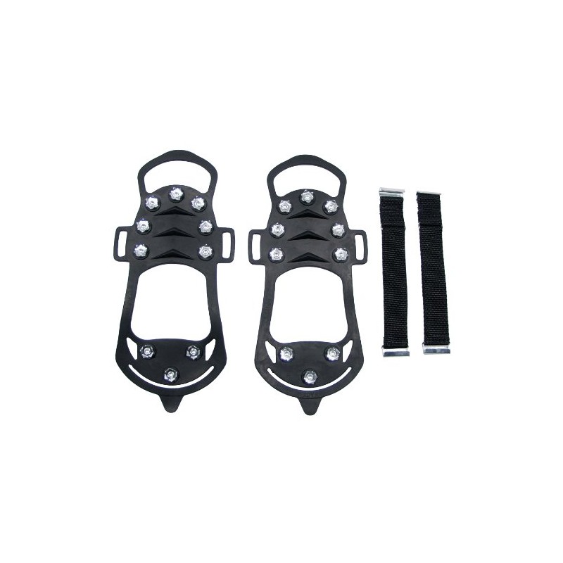 MFH Spike Shoes with 10 Spikes - XL, Black