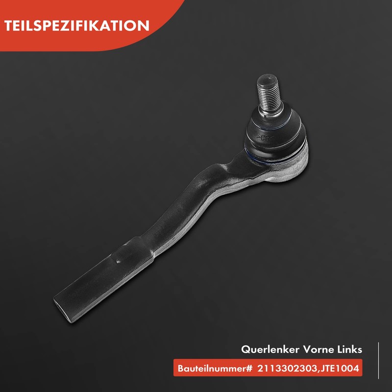 1x Suspension Arm Tie Rod End Left Front for CLS