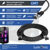 Lumonic CAT7 Patchkabel S/FTP 2m | RJ45 | Schwarz Weiß