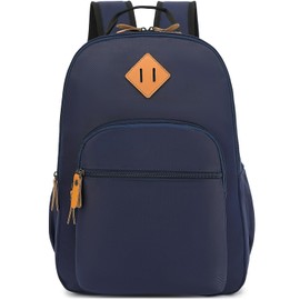 H HIKKER-LINK Travel Backpack Water Resistant Laptop Backpacks College Bookbag Flight Approved Carry On Bag Dapack Dark Blue