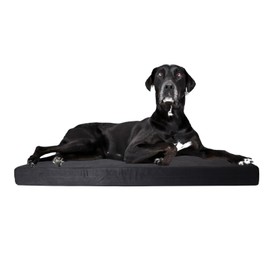 Chew Resistant Dog Bed for Aggressive Chewers Durable Orthopedic Foam Mat,Indestructible Dog Beds Chew Proof for 42”x28” Dog Crate,Durable Dog Bed for Large Dogs Chew Resistant and Scratch Proof