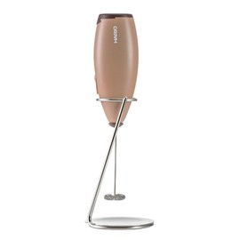 HARIO CZ-1BR Creamer Zette Whisk, Milk Foamer, Brown, Present, Gift