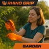 RHINO GRIP Nitrile Gloves - Disposable Gloves, Diamond Grip Orange