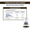 Maca Negra 500mg - 500 Cápsulas Pack Sin Sabor