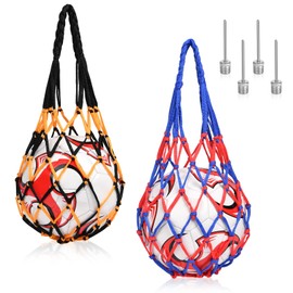 AMFUN multifunctional ball pocket 2 pack, thickened Reddish Blue + thickened Black Yellow