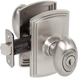 Delaney Hardware 100T-CN-US15-Entrance Canova Knob Entrance, Satin Nickel