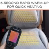 DONWELL Best Christmas Gift Car Heated Seat Covers with Lumbar