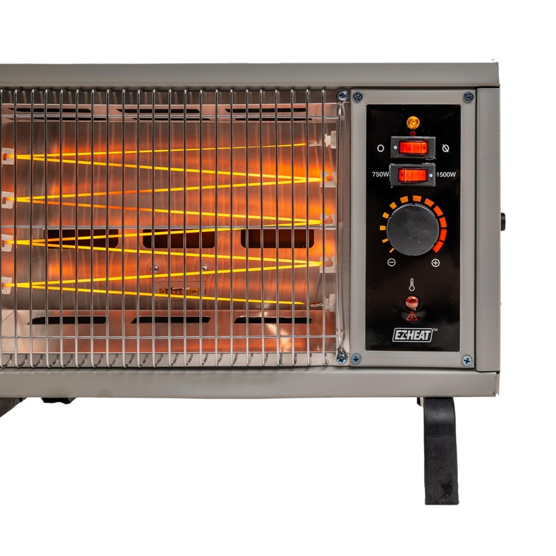 EZ-HEAT Portable Electric Indoor Radiant Wire Element Space Heater with