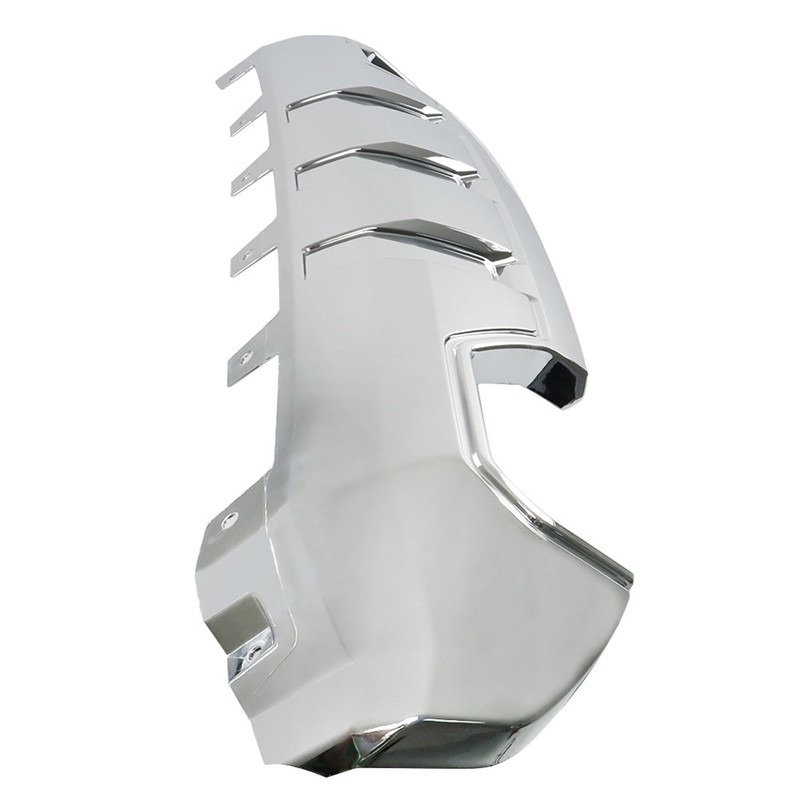 labwork Front Bumper Lower Valance Skid Plate Chrome Replacement for