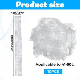 41l-50l Portable Elastic Waterproof Backpack Covers, Disposable Backpack Rain Cover Waterproof Outdoor Backpacks Pack Covers Protector Rain Cover for Backpacks Camping Hiking Cycling Emergency, 10 PCS