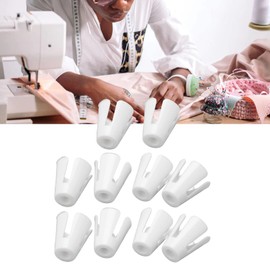 Pack of 10 White Plastic Bobbin Claw, Thread Spool, Cone Holder, Sewing Accessories, Lightweight Cone Thread Holder for Industrial Sewing Machines