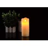 Flameless Candles with 10 Key Remote Timer Flickering Tear Wave